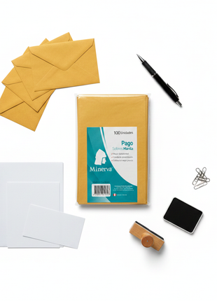 Minerva Sobres Manila - Flat Lay