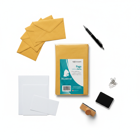 Minerva Sobres Manila - Flat Lay
