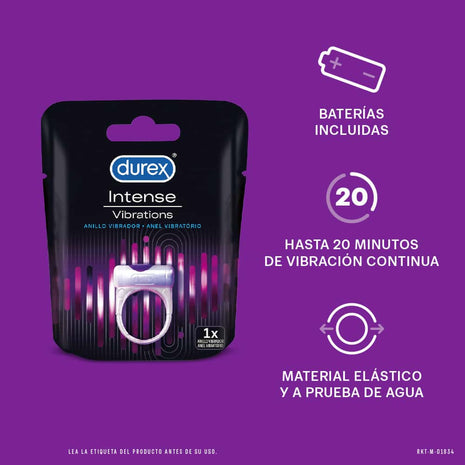 ANILLO VIBRADOR DUREX PLAY