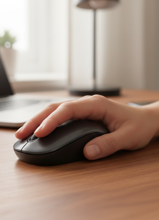Mouse iTEC protagonista en escritorio natural