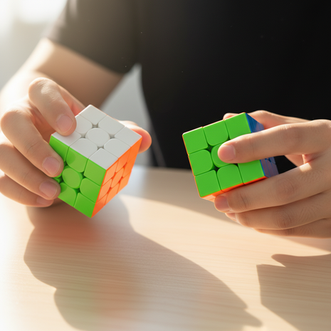 MoYu Cube Set – resuelve el 2x2 y 3x3 – giro fluido y preciso – ideal para principiantes y speedcubers