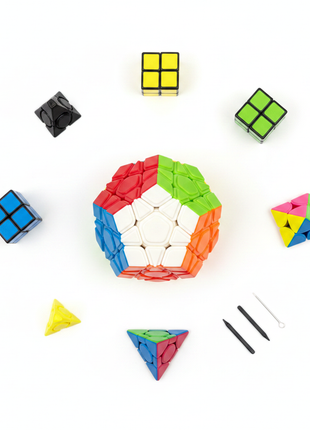 MoYu Megaminx – flat lay dodecaedro – 12 caras de colores – cubo de velocidad para competición
