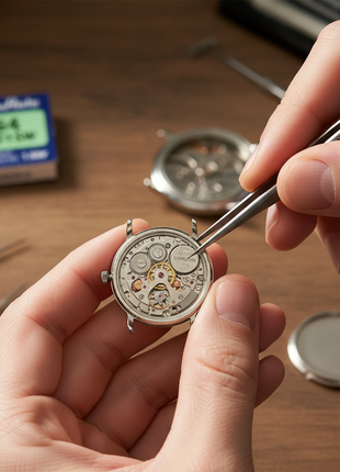 Murata SR621SW 364 – reemplazo de pila botón para reloj de pulsera – instalación precisa con herramientas de relojería

