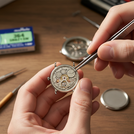 Murata SR621SW 364 – reemplazo de pila botón para reloj de pulsera – instalación precisa con herramientas de relojería

