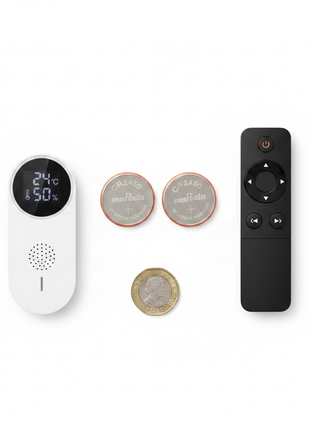 Murata CR2450 – 2 pilas botón de litio 3V – compatibles con sensores inteligentes, mandos a distancia y monitores médicos

