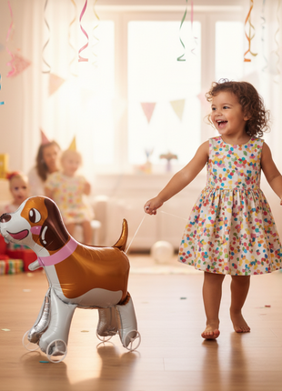 GLOBO DE PERRO CON RUEDAS PARA PASEAR