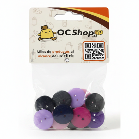BOTONES GRANDES COLORES OSCUROS