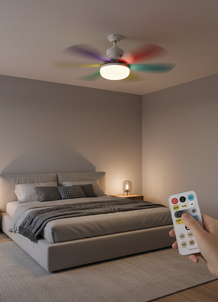 Opalux Foco Ventilador en uso