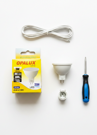 FOCO LED DICROICO LUZ CALIDA - 9W GU5.3