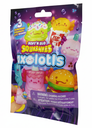 ORB Squishies Axolotls — ángulo lateral