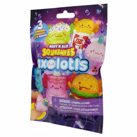 ORB Squishies Axolotls — ángulo lateral