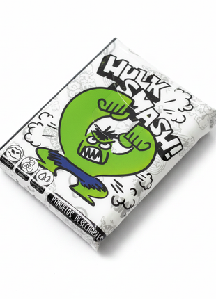 Pañuelos desechables Hulk Smash – diseño chibi verde – empaque compacto – suaves y resistentes al agua