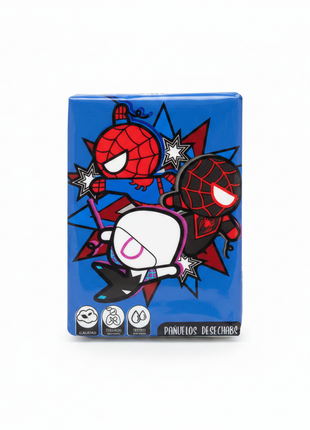 Pañuelos desechables Marvel Disney – 5 diseños Captain America Hulk Avengers Mickey – suaves y resistentes