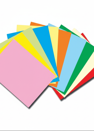 Papel Arco Iris Colores Surtidos - Formato cuadrado 1:1