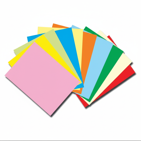 Papel Arco Iris Colores Surtidos - Formato cuadrado 1:1