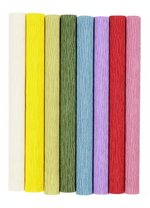 Papel Crepé Colores Surtidos x8 - Profesional 1:1