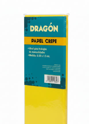 Papel Crepe Amarillo tres cuartos