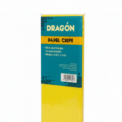 Papel Crepe Amarillo tres cuartos