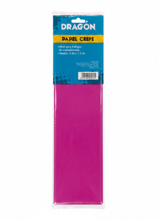 Papel Crepe Fucsia frontal