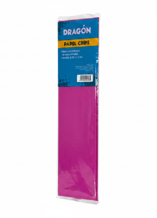 Papel Crepe Fucsia tres cuartos