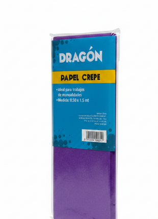 Papel Crepe Morado tres cuartos