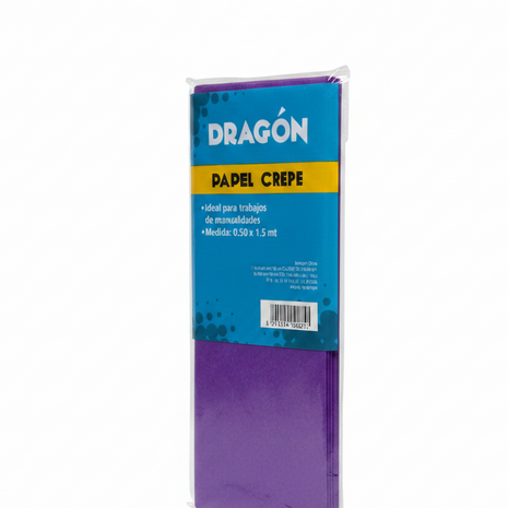 Papel Crepe Morado tres cuartos