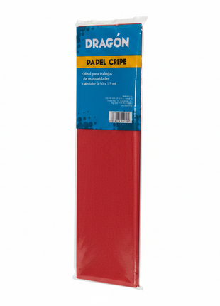 Papel Crepe Rojo tres cuartos