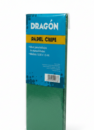 Papel Crepe Verde tres cuartos