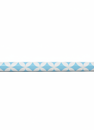 Papel Regalo Rombos Celeste rollo horizontal