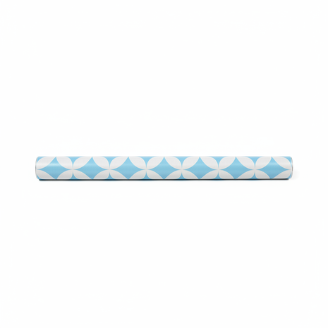 Papel Regalo Rombos Celeste rollo horizontal