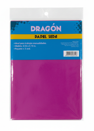 Papel Seda Fucsia frontal