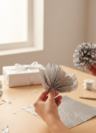 Papel Seda Plateado lifestyle