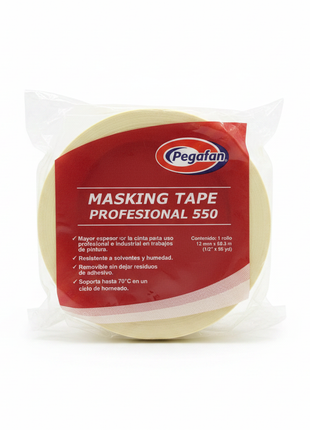Pegafan masking tape fondo blanco