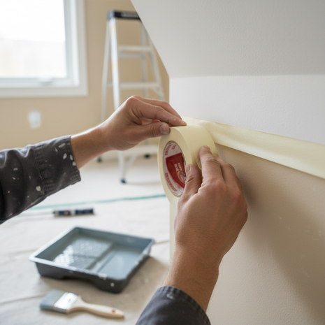 Pegafan masking tape lifestyle pintura