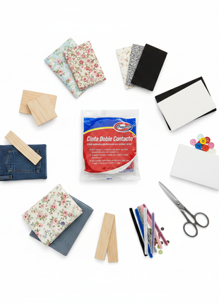Pegafan Cinta Doble Contacto blanca – multiusos para madera, tela y espuma – adhesivo permanente – rollo gran metraje

