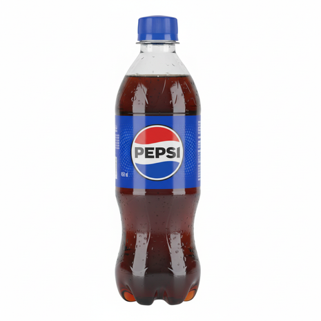 Pepsi 450ml - fondo blanco de frente