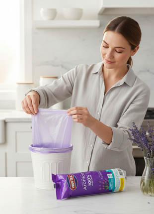 Persona usando Bolsa con Aroma Lavanda