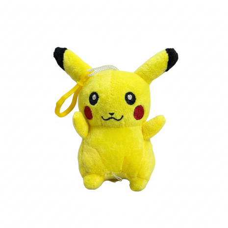 Pikachu llavero peluche fondo blanco