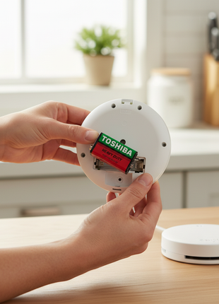 Pila 9V Toshiba en detector de humo – energía confiable para dispositivos de seguridad y medición

