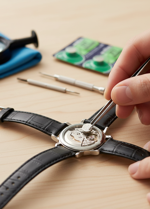 Pila 377 Murata SR626SW en reloj de pulsera – reemplazo preciso – energía estable para relojes y electrónica fina

