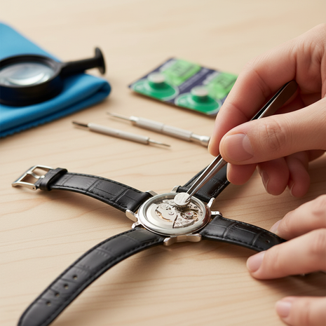 Pila 377 Murata SR626SW en reloj de pulsera – reemplazo preciso – energía estable para relojes y electrónica fina

