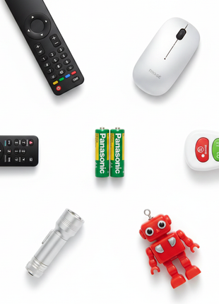 Pilas AA Panasonic 1.5V – compatibles con control remoto, mouse inalámbrico y linterna – pack x2


