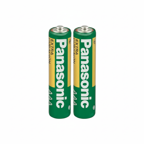 Pilas AAA Panasonic 1.5V x2 – larga duración para dispositivos electrónicos – rendimiento confiable