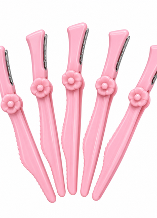 Pinches rosados abanico