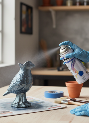 Tekbond spray azul metálico 400ml – aplicación directa – aerosol secado rápido – pintura multiusos para interiores y exteriores

