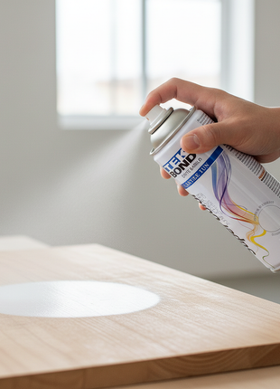 Tekbond spray blanco mate 400ml – aplicación directa – cobertura rápida – pintura aerosol para superficies diversas


