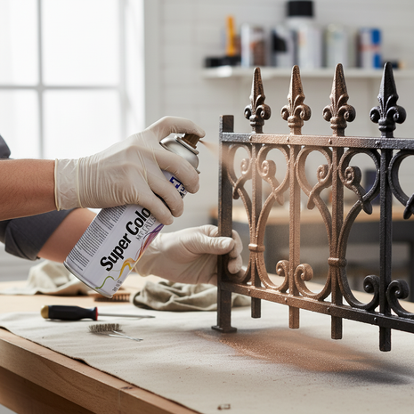 Tekbond spray bronce metálico 400ml – aplicación directa – aerosol secado rápido – pintura decorativa multiusos

