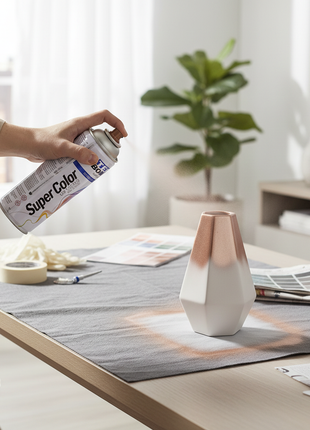 Tekbond spray cobre rosa 400ml – kit DIY decorativo – aerosol alta cobertura – pintura para metal, madera y plástico


