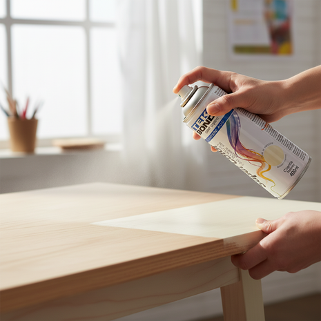 Tekbond spray crema marfil 400ml – pintura aerosol acabado mate – cobertura uniforme – ideal para DIY y manualidades



