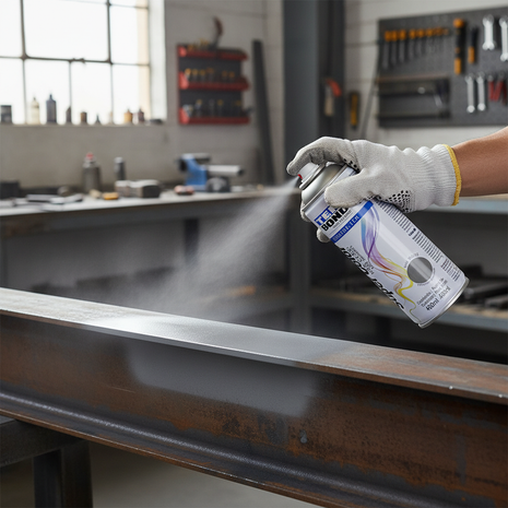 Tekbond spray grafito 400ml – aplicación directa sobre metal – aerosol secado rápido – pintura industrial multiusos
